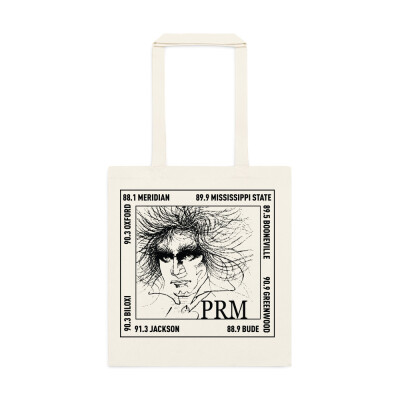 Black MPB Beethoven Vintage Canvas Tote Bag