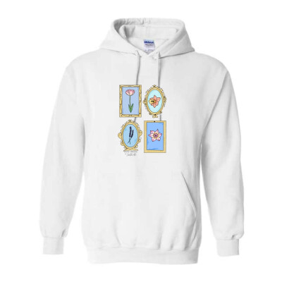 VINTAGE FLOWER FRAMES | Unisex Hoodie