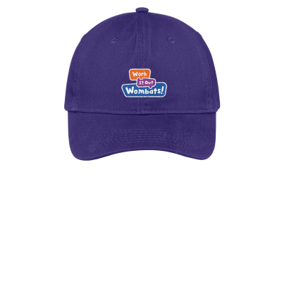 WORK IT OUT WOMBATS! Logo Embroidered Adult Hat