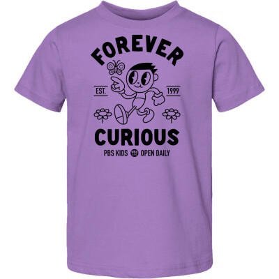 PBS KIDS Forever Curious Toddler Fine Jersey Tee
