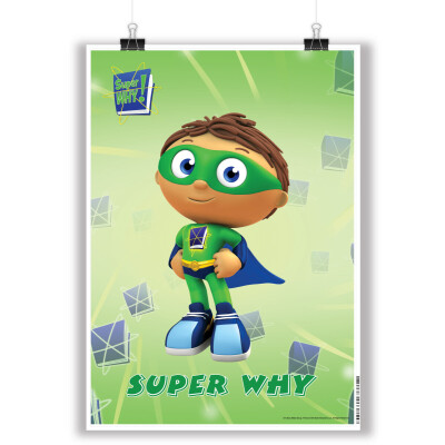 Super WHY! Whyatt Portrait Poster