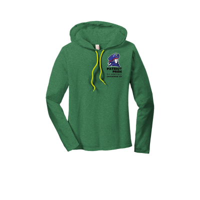 Anvil Ladies 100% Combed Ring Spun Cotton Long Sleeve Hooded T-Shirt or Similar