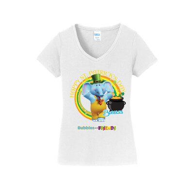 Port & Company Ladies Fan Favorite V-Neck Tee. LPC450V