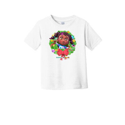 Bubbles & Friends Holiday Toddler T-Shirt - Izzy
