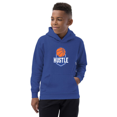 'Hustle Basketball' Kids Hoodie