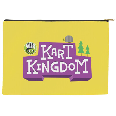 PBS KIDS Kart Kingdom Accessory Pouch with Black Zipper - 8.5" x 6"