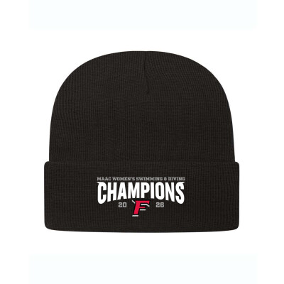 Fairfield University - 2026 Women's Swimming & Diving Champions Beanie