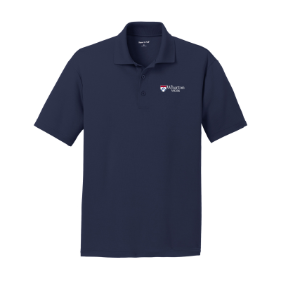 Wharton WG86 Classic Logo "Without" (the Apostrophe) Men's  Ultrafine Mesh Polo