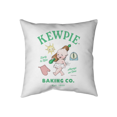Kewpie® Baking Co. / Throw Pillow - Two-Sided Spun Polyester (Insert included) - Assorted Sizes (14x14, 16x16, 18x18, 20x20, 26x26)