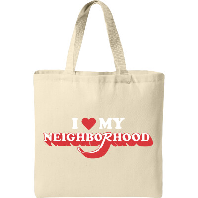 I love my neighborhood MPB Tote Bag