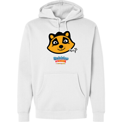 Bubbles & Friends- Friends from Happyville 'Penny Polite' Midweight Hooded Sweatshirt- Unisex