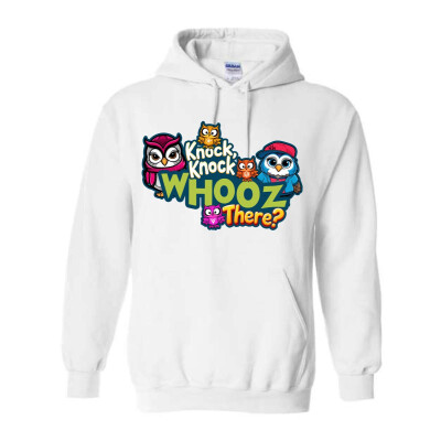 Knock Knock Whooz There Heavy Blend Hooded Sweatshirt