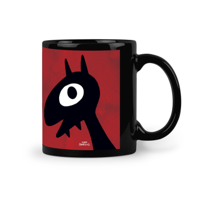 Luci 11oz Black Ceramic Mug