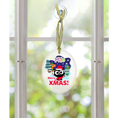 Milo Glass Ornament