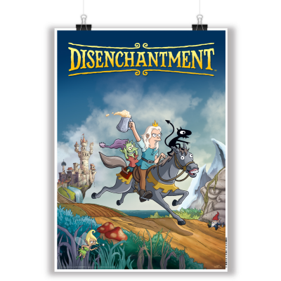 Disenchantment Part 1 Key Art Poster:  Size A2 (16.5" x 23.4")