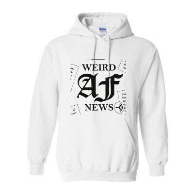 Weird AF News Logo Unisex Pullover Hoodie