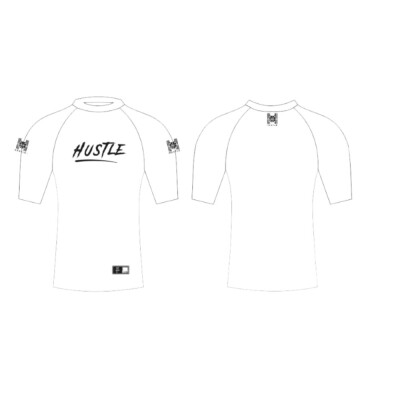 Hustle Basketball Compression Shirt - White