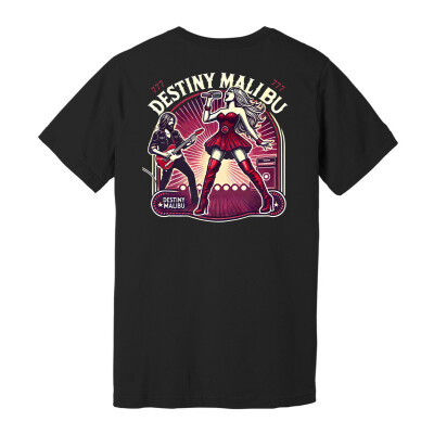 Unisex "Front Row VIP" Short Sleeve Tee Backside Graphic