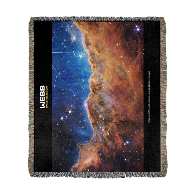 Woven Blankets - “Cosmic Cliffs” in the Carina Nebula (NIRCam Image) (60" x 50")