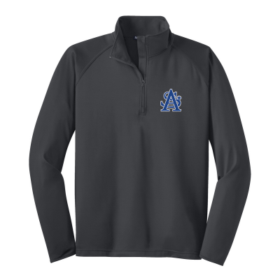 Men's Embroidered Stretch 1/2-Zip Pullover