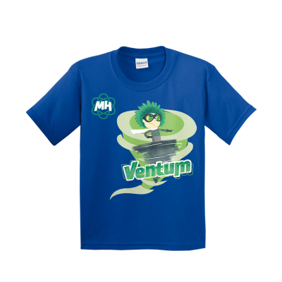 METEOHEROES "Ventum" UNISEX YOUTH Heavy 100% Cotton T-Shirt