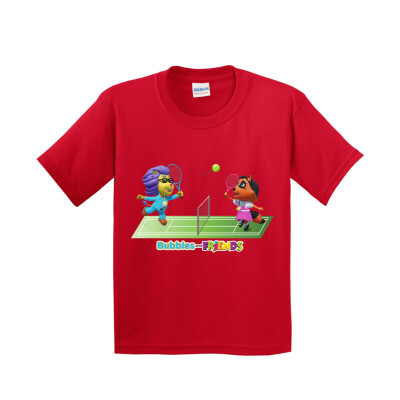 Bubbles and Friends - Summer Games Collection Tennis Match Children T-Shirt