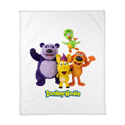 Donkey Hodie Fleece Blankets  (50" x 60")