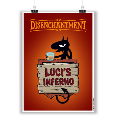 Luci's Inferno Poster: Size A2 (23.4" x 16.5")
