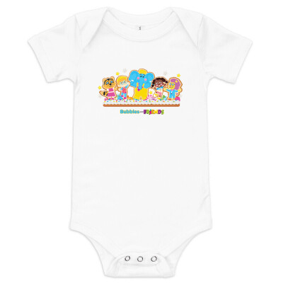 Bubbles & Friends Holiday Infant Onesie- Gingerbread Friends