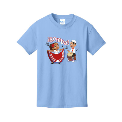 Alma and Eddie "¡Bomba!" Kids T-Shirt