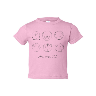 Tiny Teddy Sketch Toddler T-shirt