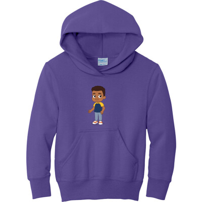 Junior Youth Fleece Hooded Sweatshirt