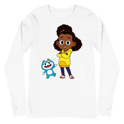 Lyla and Stu Adult Long Sleeve T