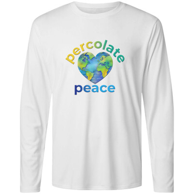 Percolate Peace Unisex Pro-Lock Performance Long Sleeve T-Shirt