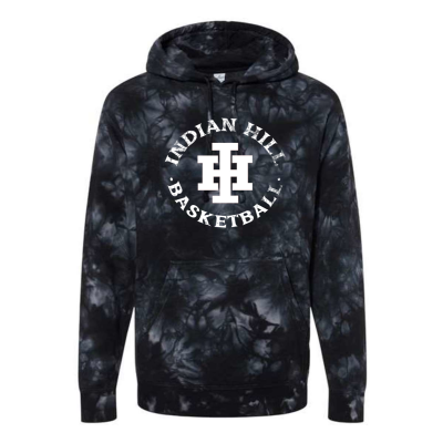 IH BASKETBALL Unisex Midweight Tie-Dyed Hooded Sweatshirt