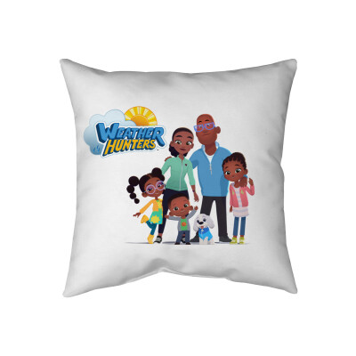Weather Hunters Family Pillow