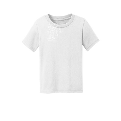 Bubbles Friends - Happy Doodles (White) Izzi Toddler T-Shirt