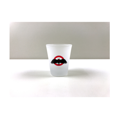 Mothman Frosted Glass Shot Glass