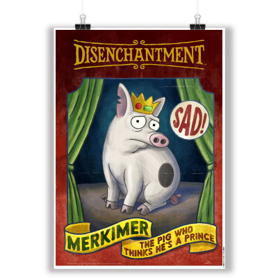Merkimer Freak-Show Poster: Size A1 (33.1" x 23.4")