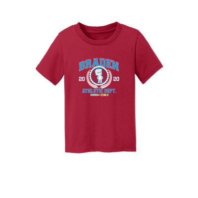 Bubbles and Friends - Varsity Collection Braden Athletic Dept Toddler T-Shirt