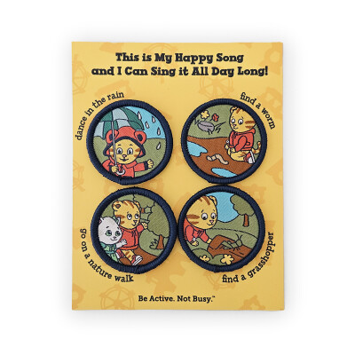 Daniel Tiger's Neighborhood Happy Song Patches