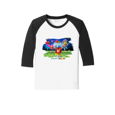Bubbles and Friends - Varsity Collection Bubbles Football Longsleeve Children T-Shirt