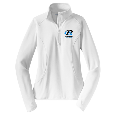 PREMIER ATHLETICS Embroidered Women's Stretch 1/2-Zip Pullover