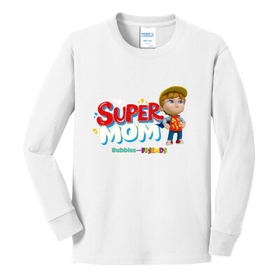 Bubbles & Friends Mothers Day Braden Children's Youth Long Sleeve Tee