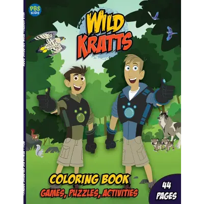 Wild Kratts Coloring Book with Games, Puzzles, and Activities