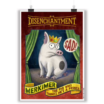 Merkimer Freak-Show Poster: Size A2 (23.4" x 16.5")