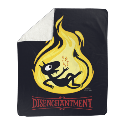 Luci Flame Fleece Blanket - Sherpa (50" x 60")