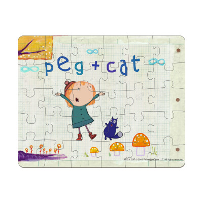 Peg + Cat 30 Piece Kid's Puzzle - 14" x 11"