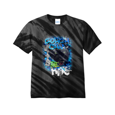 Panther Stripe Tie-Dye Tee