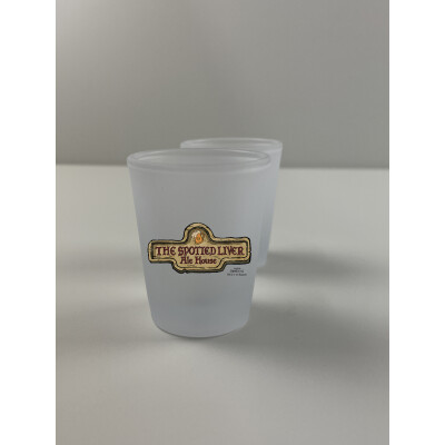 Spotted Liver Tavern Shot Glasses - Set of 2